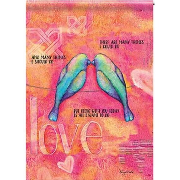 NIP Lang Large Decorative Garden Flag “Love” 28 x 40 - Picture 1 of 6